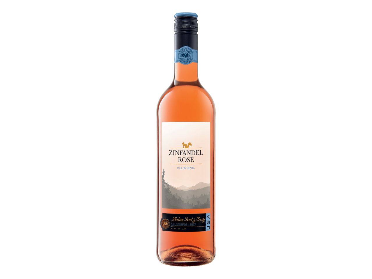 Steklenica rosé vina Whispering Angel.