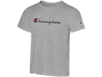 Grey Champion t-shirt with logo.