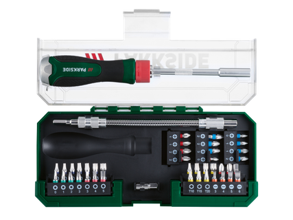 Terkšlinių atsuktuvų antgalių rinkinys