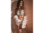 Modella in intimo