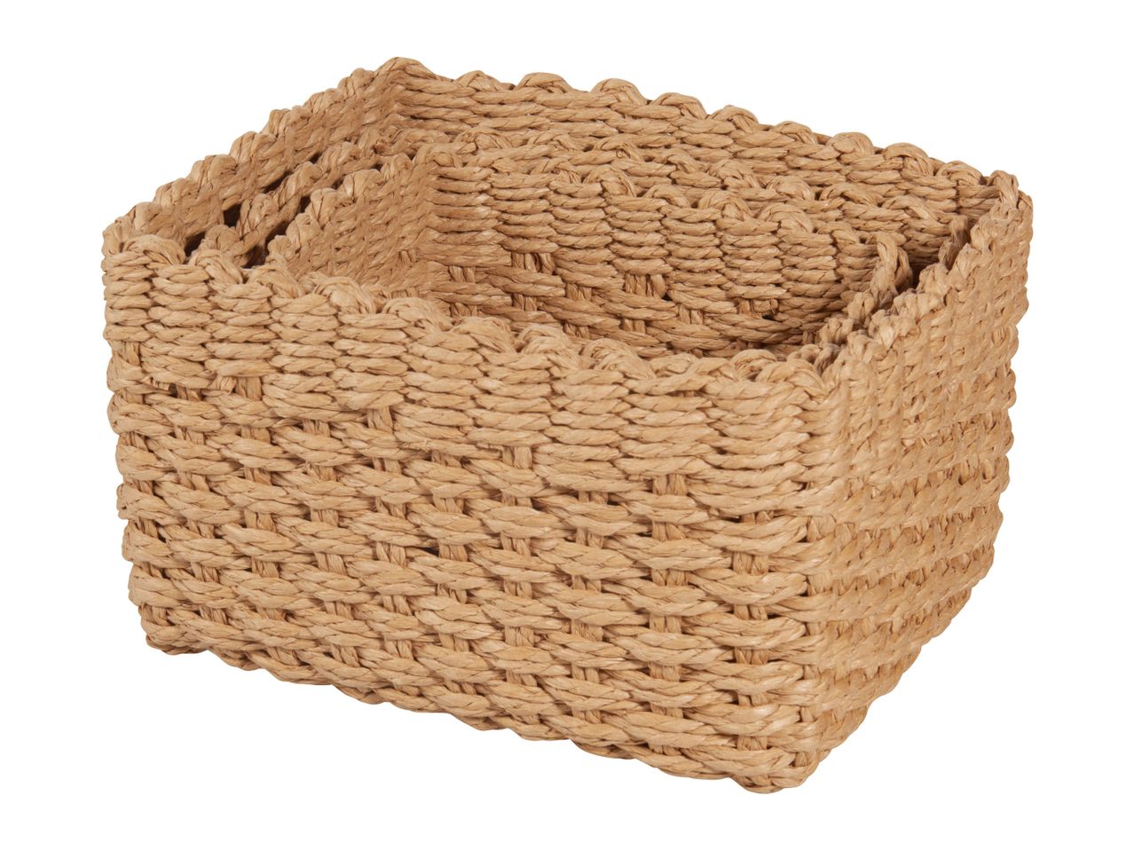 Go to full screen view: Livarno Home Storage Baskets - Set of 3 - Rectangular - Image 3