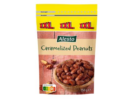 Karamellizált földimogyoró