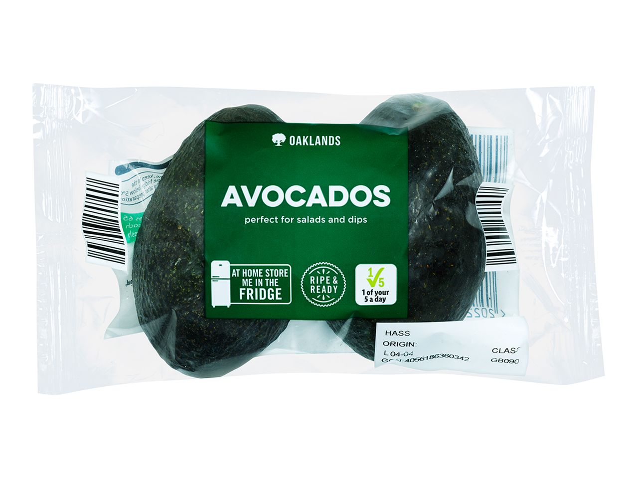 Oaklands Hass avocados, perfect for salads and dips.