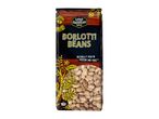 A bag of Borlotti Beans, Latin American style, naturally high in protein and fibre.