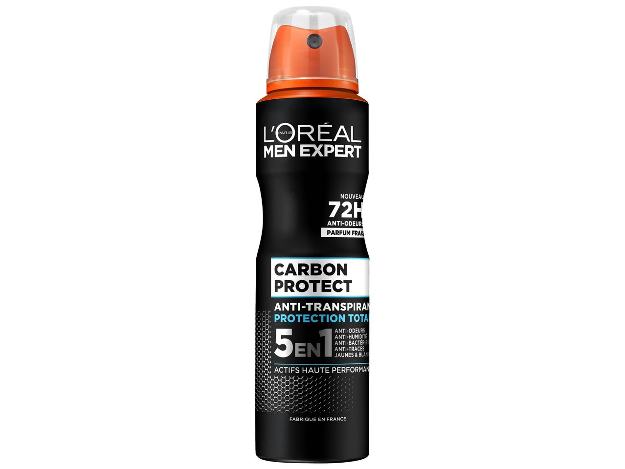Déodorant L'Oréal Men Expert Carbon Protect 72h.