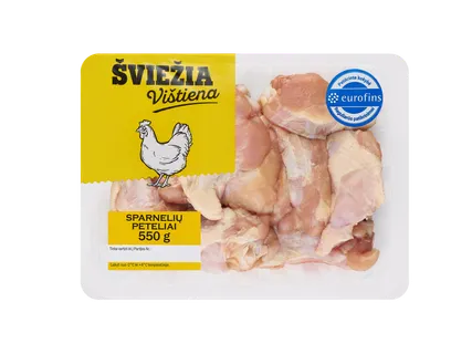 Švieži vištienos sparnelių peteliai, 550 g