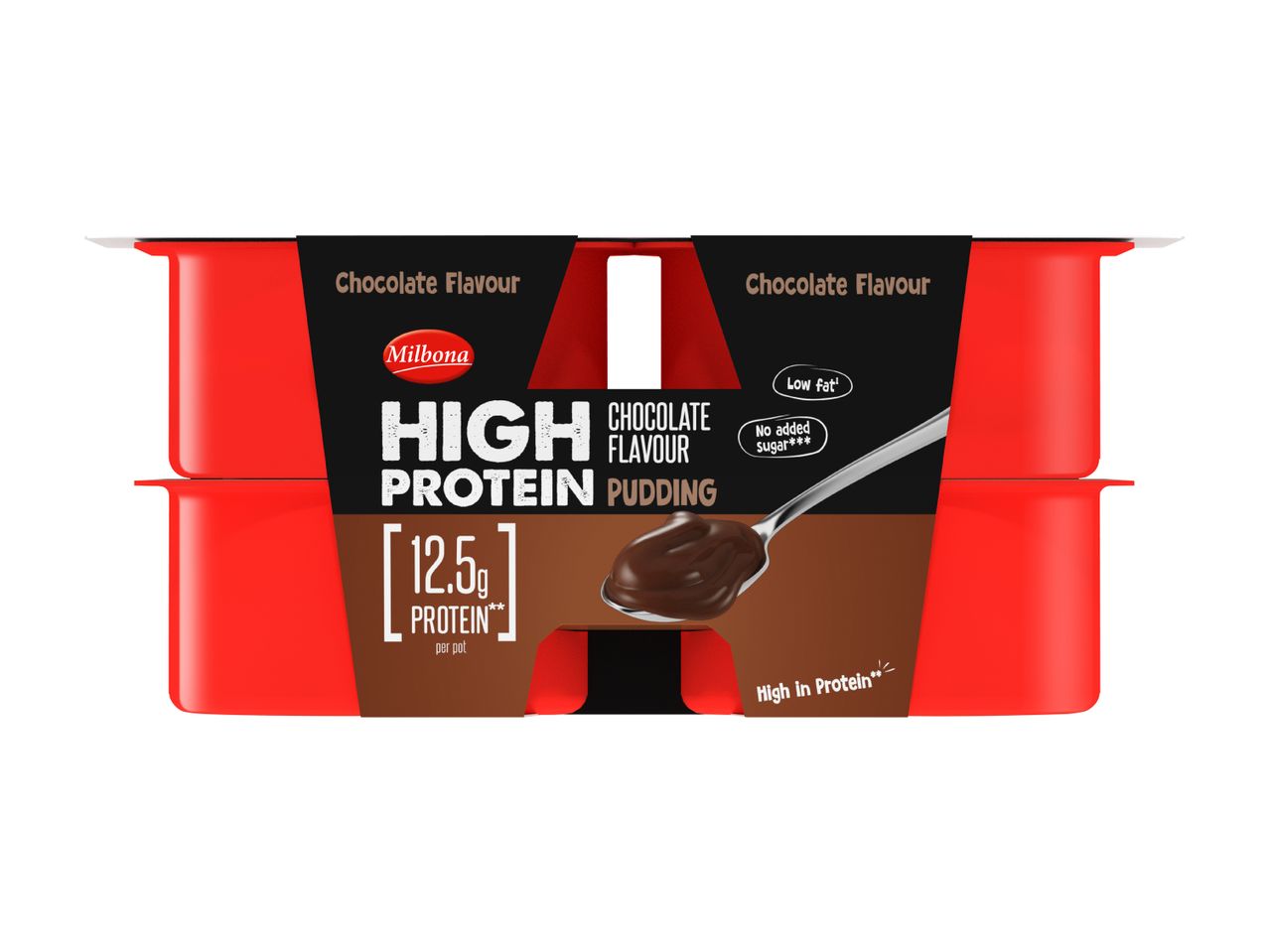 Milbona High Protein Chocolate Flavour Pudding