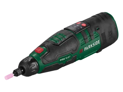 Parkside® Ar akumulatoru darbināma taisnā slīpmašīna 12 V PFBS 12 C7