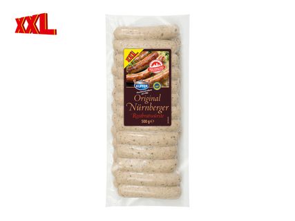 XXL Kupfer Original Nürnberger Rostbratwurst