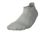 Single light grey ankle sock with blue '35-38' size marking on the heel.