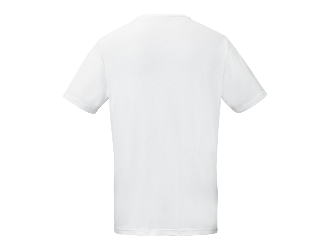 Tricou alb PARKSIDE pentru bărbați, cu mânecă scurtă, vedere din spate