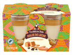 Two layered Dulce de Leche desserts with biscuit base, caramel and milk chocolate.