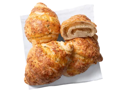Sajtkrémes- zöldfűszeres tekercs (Lidl Plus)