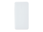 A white Troonic power bank.