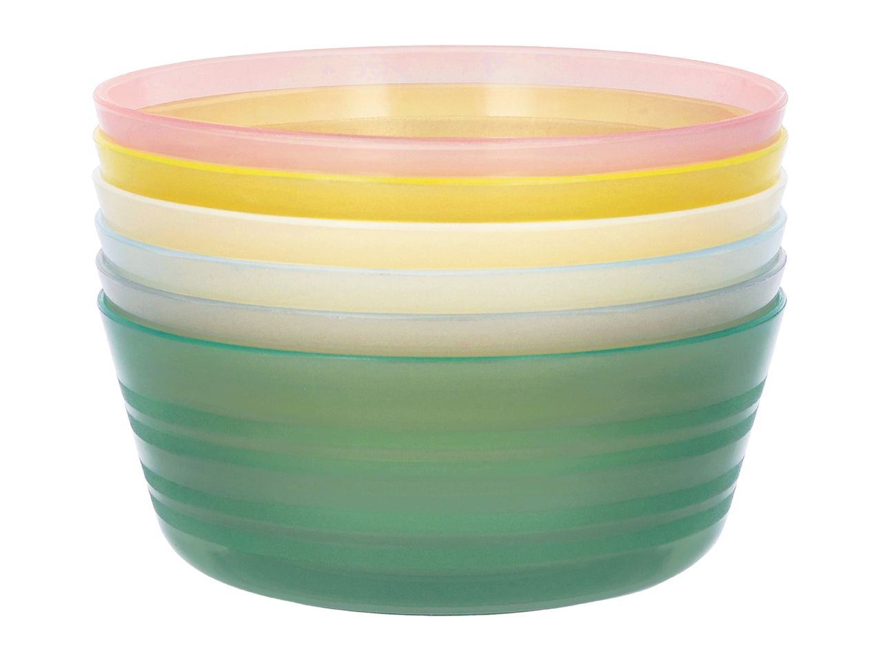 Plastic Party Bowls - 6 Pieces