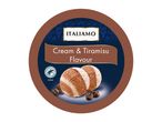 Italiamo Cream & Tiramisu Flavour ice cream with coffee beans.
