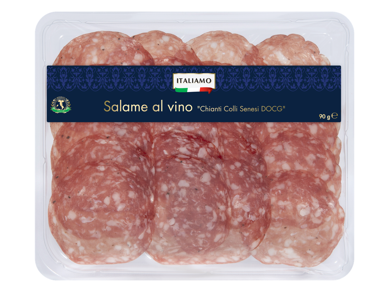 Salami met chianti wijn