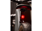 Bicycle with rear light.