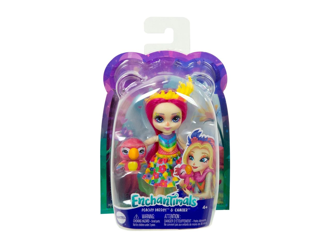 A Rainbow High doll and pet in packaging.