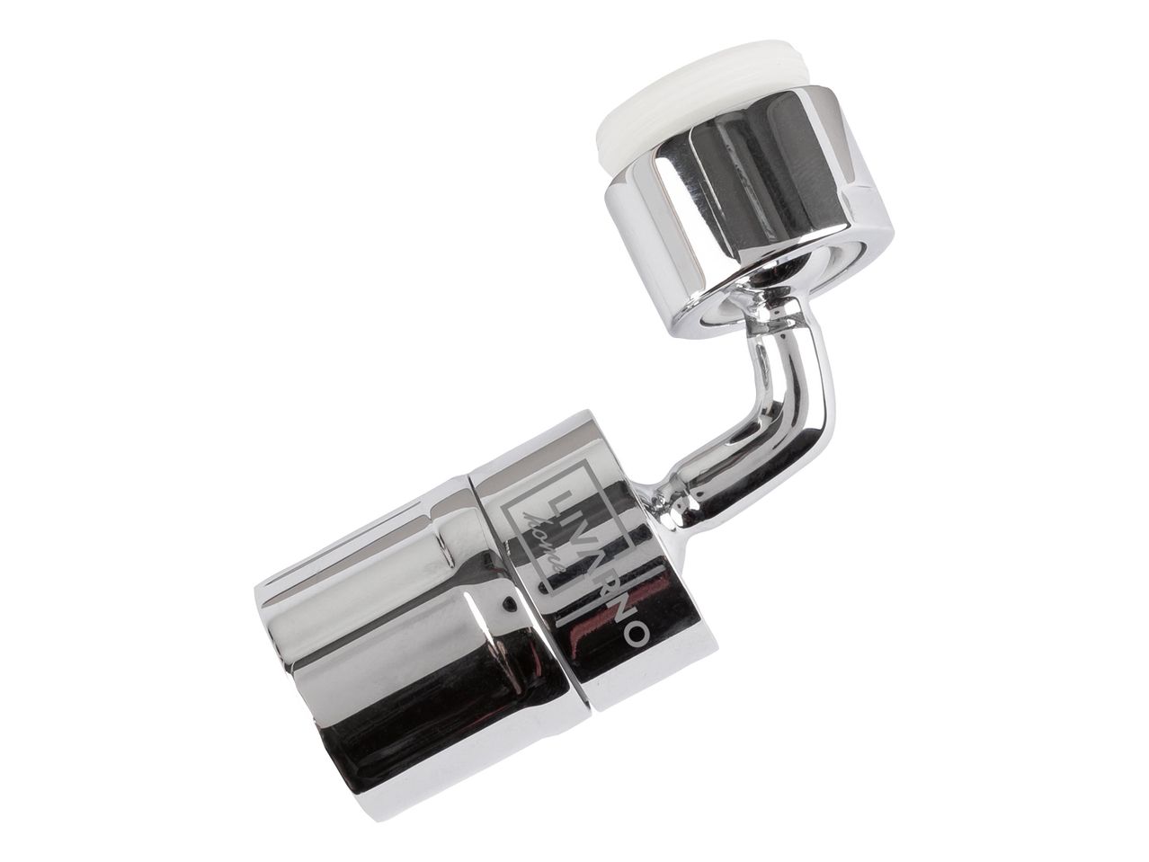 Livarno Home zuhanyfej-adapter króm kivitelben.