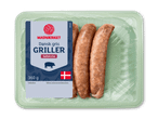 Pakkede grillpølser af dansk gris, Salsiccia-stil, 360g.