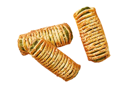 Štrudelis su špinatais ir feta