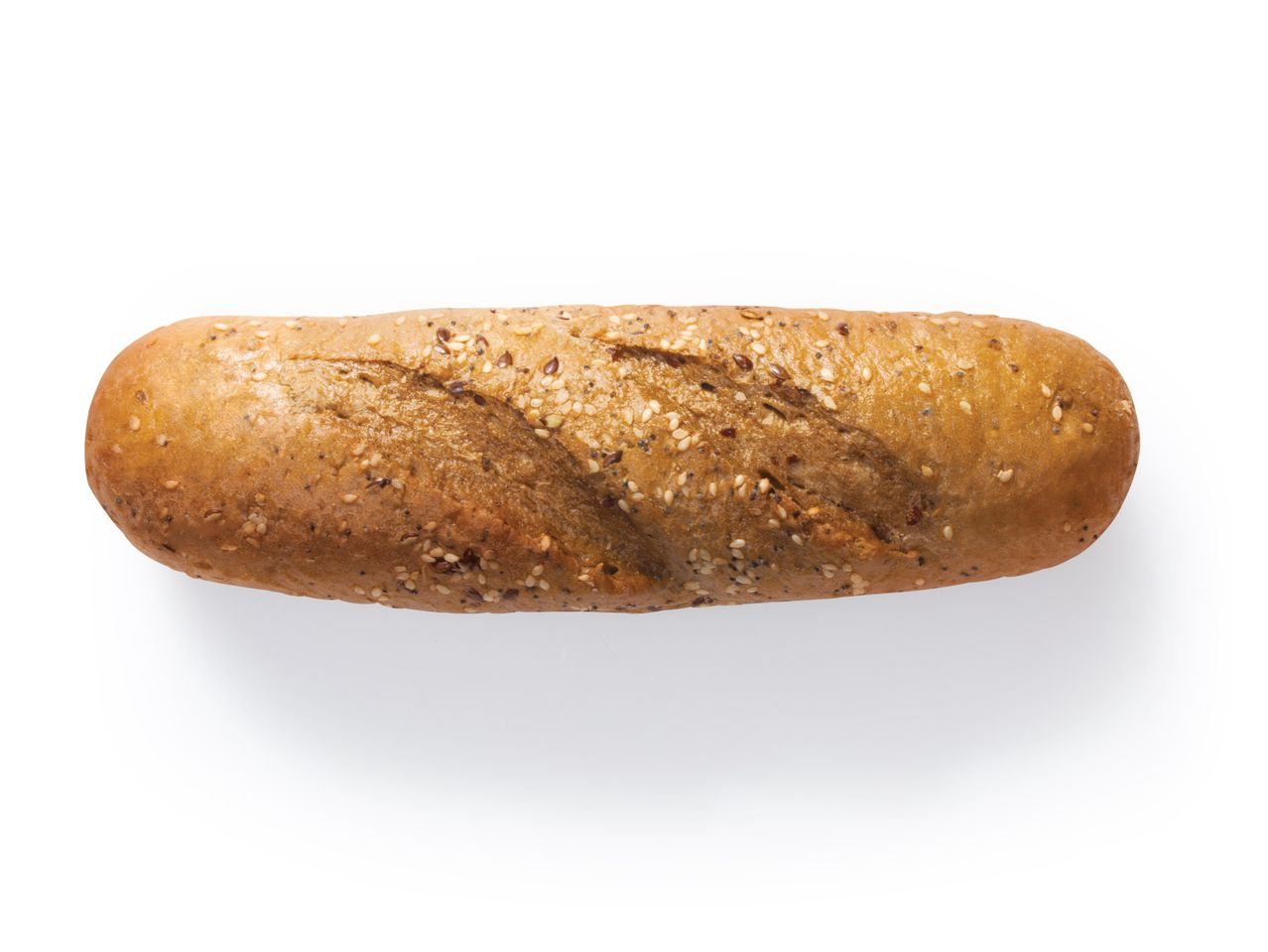 С хлебчета със семена.