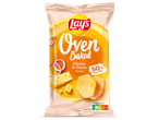 Zak ovengebakken chips met kaas- en uiensmaak, 50% minder vet, Nutri-Score B.
