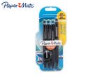 Paper Mate InkJoy ballpoint pens, four black pens in a package.