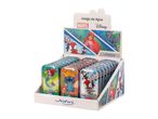 Display of water games featuring Disney characters like Ariel, Stitch, and Spider-Man.
