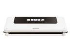 A white and black FoodSaver vacuum sealer.