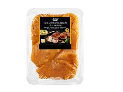 Deluxe Hähnchen-Mini-Steaks Käse-Trüffel