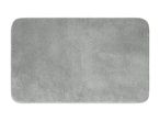 Light grey rectangular bath mat with rounded corners.