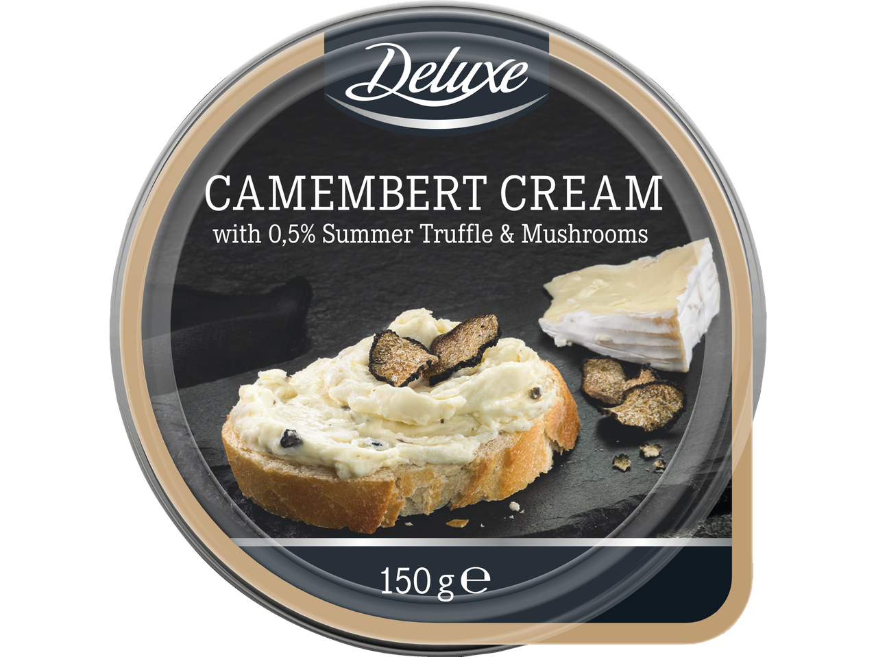 Deluxe Camembert kreem suvise trühvli ja seentega.