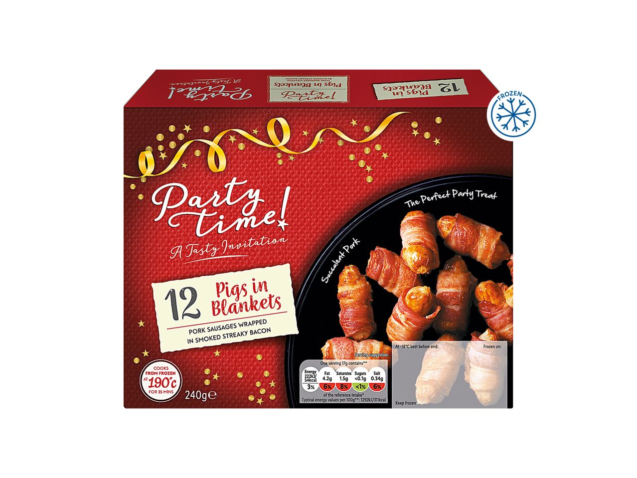 Go to full screen view: Partytime Pigs in Blankets - Image 1