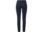 Mörkblå skinny jeans med hög midja.
