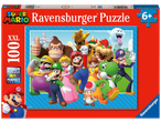 Παιδικό παζλ Ravensburger Super Mario 100 XXL για ηλικίες 6 ετών και άνω.