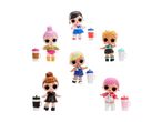 Six LOL Surprise mini dolls with accessories.