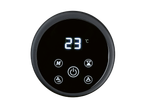 TRONIC stubni ventilator LED ekran prikazuje 23°C i ikone za kontrolu.