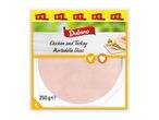 Dulano XXL Chicken and Turkey Mortadella Slices (250g)