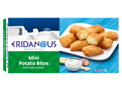 ERIDANOUS Mini aardappelbites met tzatziki