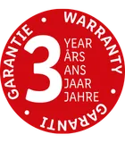 3 year warranty