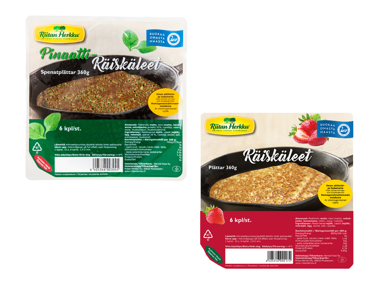 Räiskäleet 2 kpl