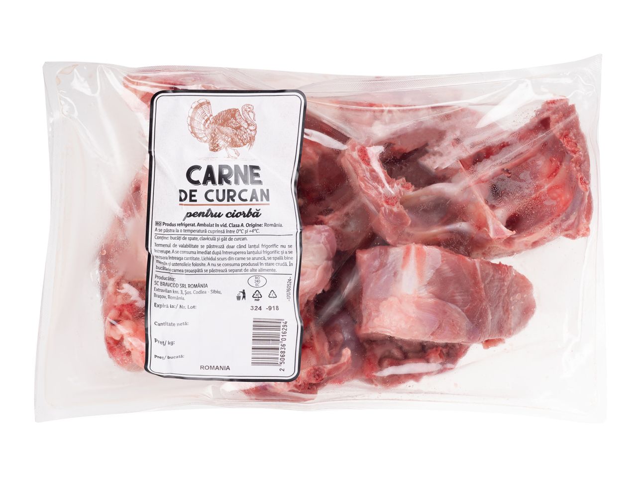 Pachet de carne de miel congelată, marcă Cămur.