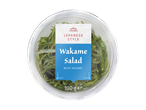 Wakame salad with sesame, Japanese style, in a clear plastic container, 100g.