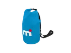 Blue drawstring bag with 'm.' logo.