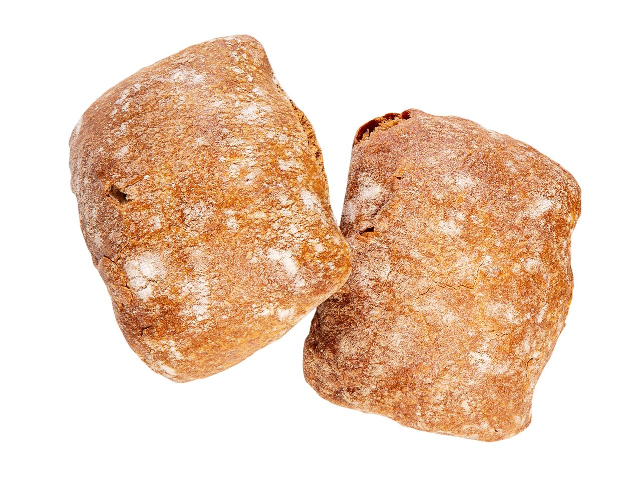 Kaksi maalaisleipää.