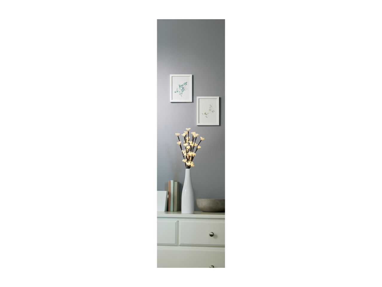 Go to full screen view: Livarno Home Vase with Light-Up Blossom - Image 3