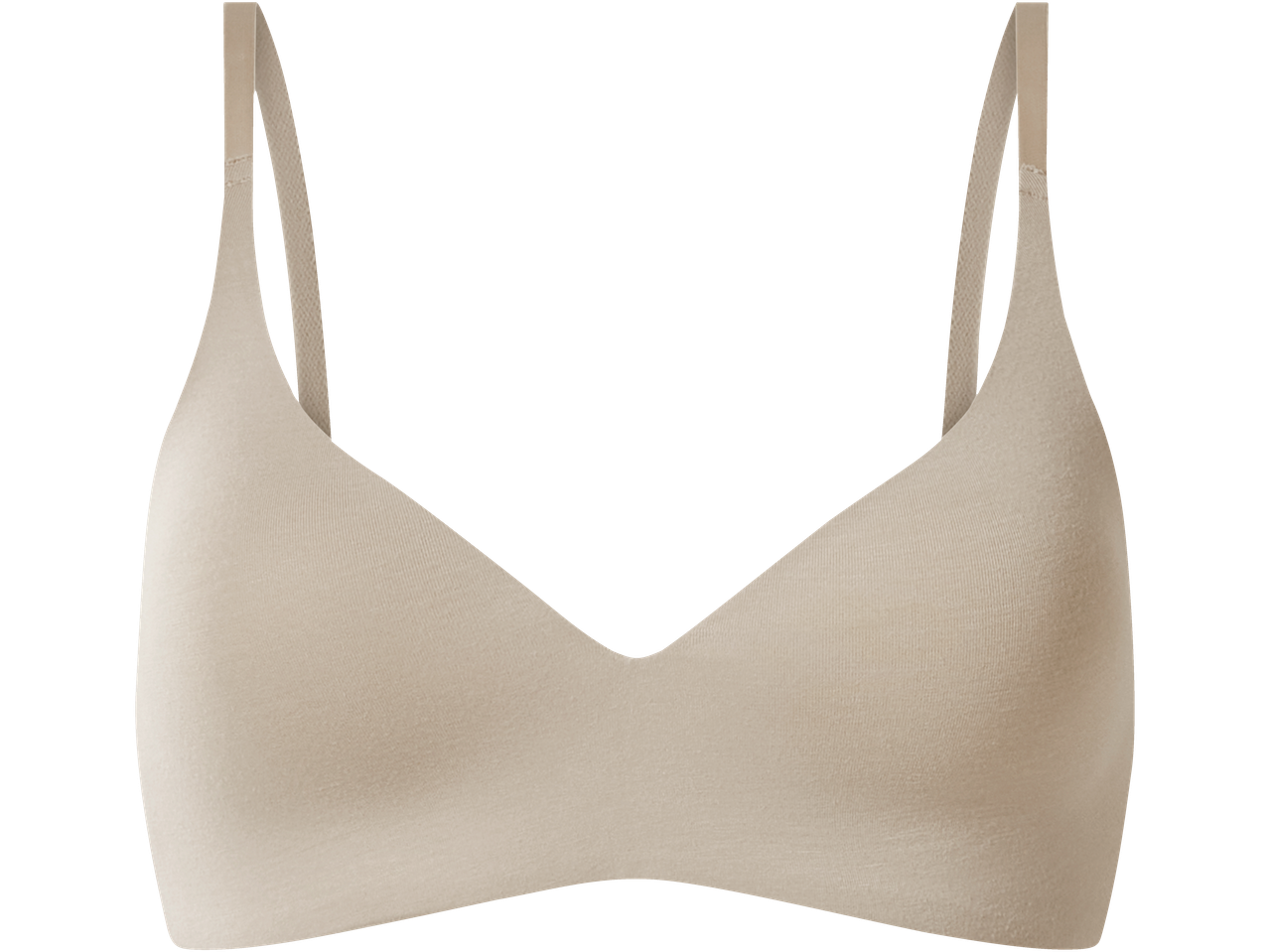Sutiã ESMARA sem aros em bege.