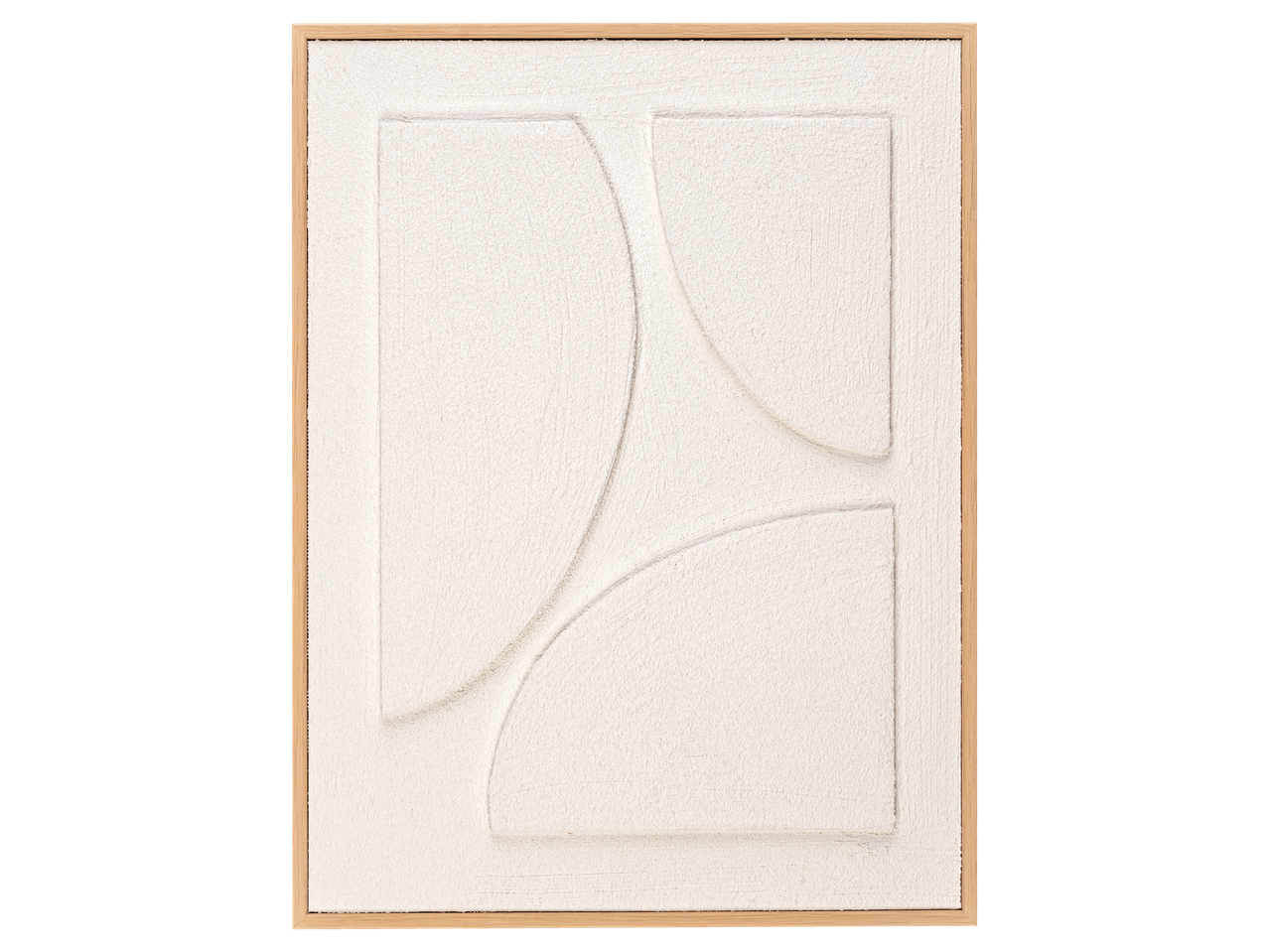 Tela 3D LIVARNO home com formas geométricas em branco.